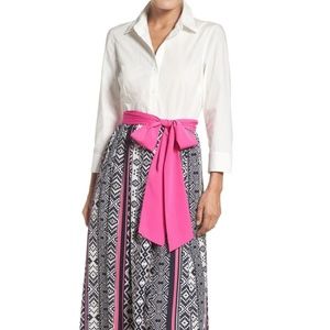 Eliza J Maxi Shirt Dress Size 10